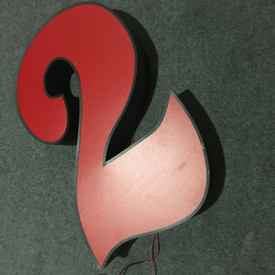 กล่องไฟรูปร่างโฆษณาช่องสัญญาณป้ายพิมพ์ UV 3D สว่าง UL