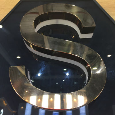 OEM ODM Backlit Letter Sign ป้ายเรืองแสงอะคริลิกกระจกเสร็จสิ้น