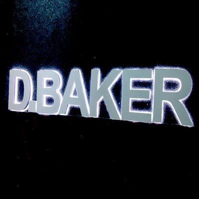 ร้านอาหาร Backlit Letter Sign 2-20 ซม. ความลึกอะคริลิค Led Glow Sign Board