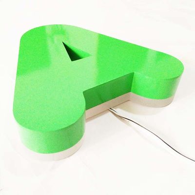 โลโก้ป้ายตัวอักษรเรืองแสง 3D กลางแจ้งสำหรับธุรกิจ