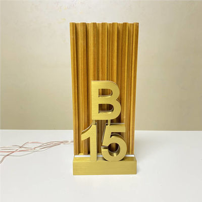 OEM ODM Hotel จำนวนห้องป้าย Led House Door Number 12V