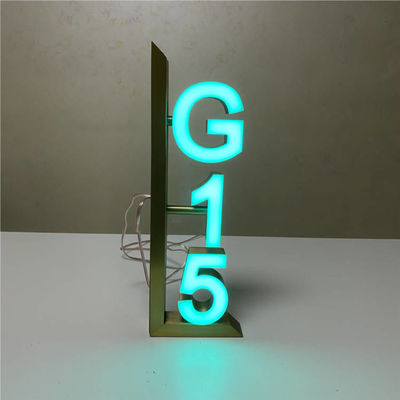OEM ODM Hotel จำนวนห้องป้าย Led House Door Number 12V