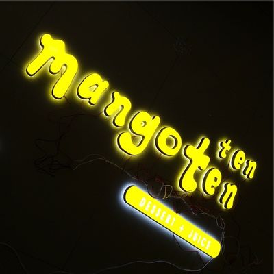 ป้ายโฆษณาหน้าร้าน LED ป้ายอะครีลิค 12VDC