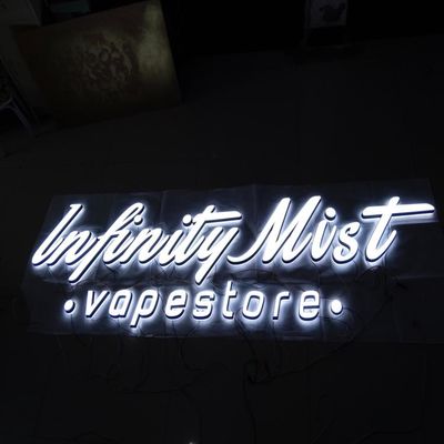 HIGHSPAN Custom Led Glow Outdoor Light Up Sign กันน้ำ IP65