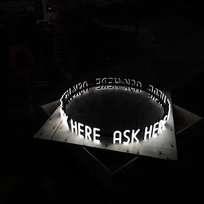 ป้ายอักษรช่องสัญญาณ Led 6500K ด้านหน้าไฟสำหรับร้านอาหาร Hotel