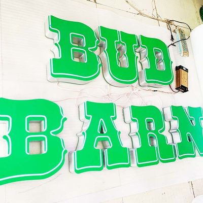 ODM Led 3d อลูมิเนียมตัวอักษร 10 ซม. ตัวอักษรอะครีลิคกล่องไฟ