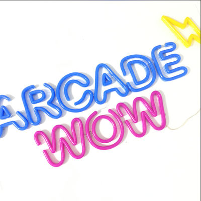 พีวีซีอะคริลิยืดหยุ่นป้ายนีออนร้านป้ายตกแต่งกลางแจ้ง