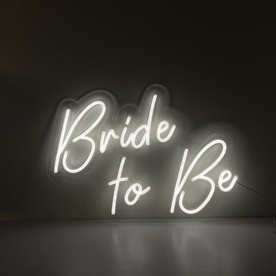 Light Up Wedding Led Neon Sign เจ้าสาวเป็นซิลิโคน Neon Flex