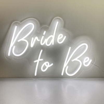 Light Up Wedding Led Neon Sign เจ้าสาวเป็นซิลิโคน Neon Flex