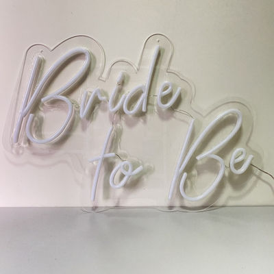 Light Up Wedding Led Neon Sign เจ้าสาวเป็นซิลิโคน Neon Flex