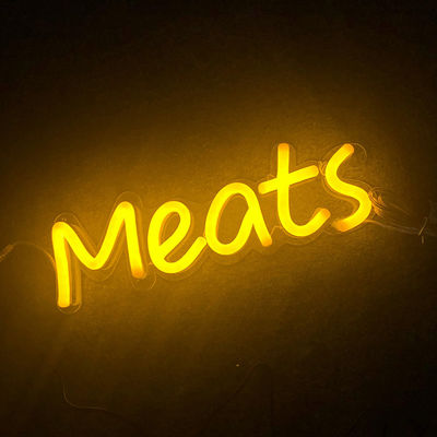 ร้านอาหารที่กำหนดเองนำป้ายนีออน 22 สีสำหรับบ้าน CE ROHS