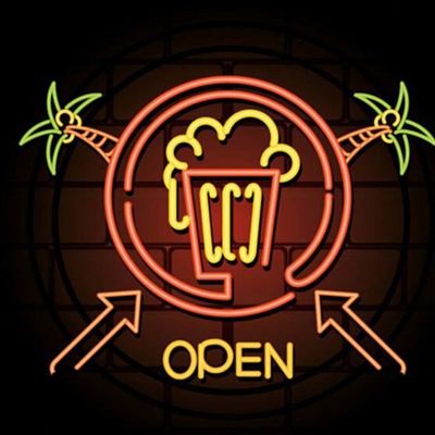 3d Led Letters ไฟติดผนังนีออน 60 ซม. ป้ายเบียร์นีออนสำหรับร้านค้า