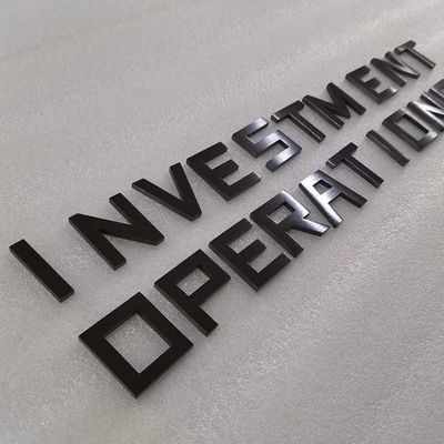 โฆษณาป้ายโลหะอลูมิเนียมแบบกำหนดเอง 3 มิติป้องกันสนิม