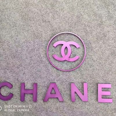 โฆษณาป้ายโลหะอลูมิเนียมแบบกำหนดเอง 3 มิติป้องกันสนิม