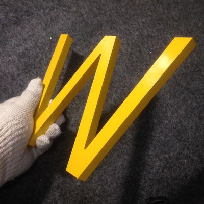 ป้ายตัวอักษรอะคริลิคคริสตัล 3 มิติขนาด 15 มม. โลโก้พิมพ์ UV ปลอดสารพิษ