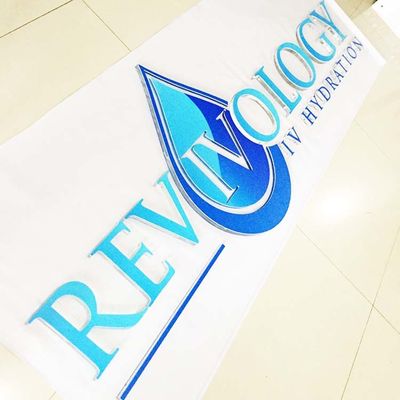 ป้ายอะครีลิคป้องกันกรด Perspex ตัดตัวอักษร