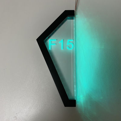 อพาร์ทเมนท์หมายเลขประตูส่วนบุคคล 3D RGB RGBW Light Up House Sign