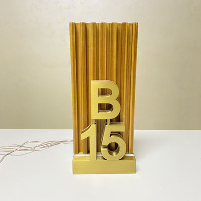 Led Backlit Light Up บ้านเลขที่ป้าย Highspan สำหรับสำนักงานพาร์ทเมนท์