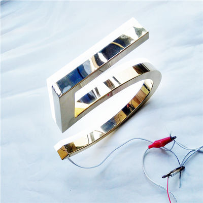 ป้ายบ้านเลขที่แปรงทองความสว่างสูงตัดด้วยเลเซอร์ CE RoHS