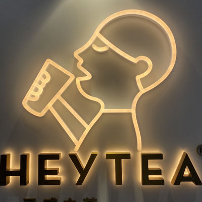 ป้ายตัวอักษรเรืองแสง 3 มิติกลางแจ้งแบบติดผนัง UL