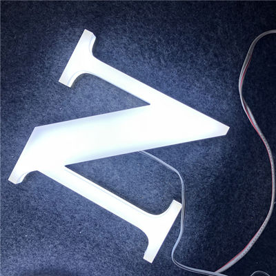 โลโก้ บริษัท อะคริลิค 12 มม. ป้ายผนังอลูมิเนียมช่องตัวอักษรป้องกันสนิม