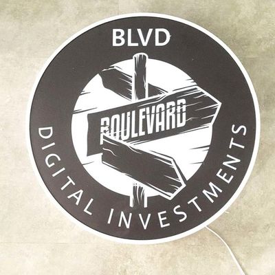 โลโก้ไฟ LED แบบกำหนดเองความหนา 50-200 มม. โฆษณากลางแจ้ง