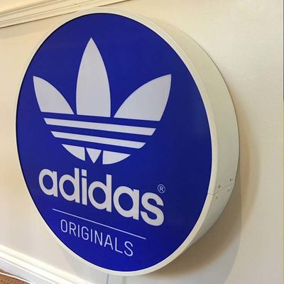 อลูมิเนียมอะคริลิคร้านกาแฟชื่อป้ายออกแบบติดผนัง