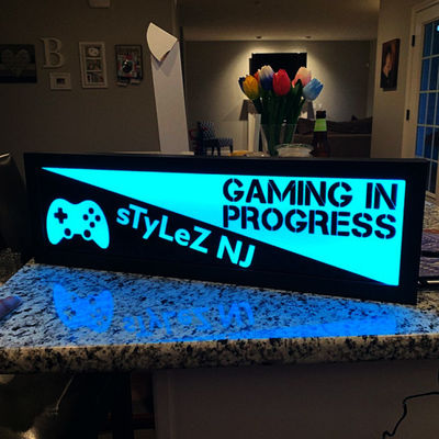 CE ROHS ป้ายกล่องไฟติดผนัง Led Beer Bar ป้ายหน้าร้าน