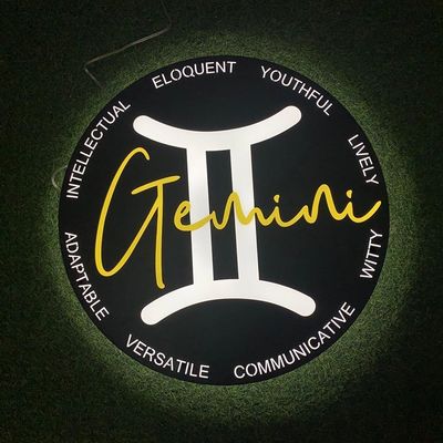 ROHS UL ร้านค้าปลีกกล่องไฟป้ายโฆษณาในร่ม 3 มิติ