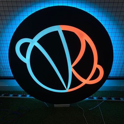 ROHS UL ร้านค้าปลีกกล่องไฟป้ายโฆษณาในร่ม 3 มิติ