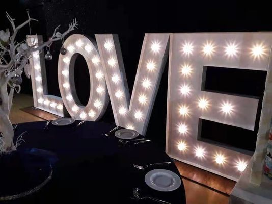 ฟรี Standing 4 Foot Love Marquee Sign Letters Waterproof IP67