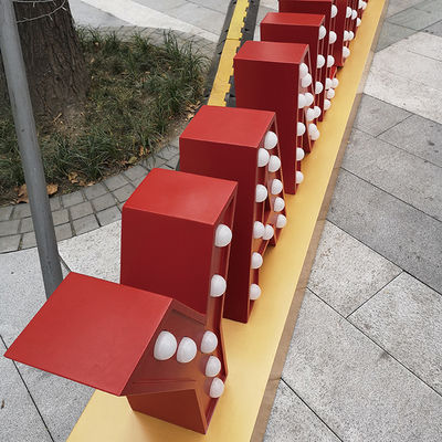 ไฟตัวอักษรกระโจมยักษ์กลางแจ้งที่ส่องสว่างด้วยไฟฟ้า