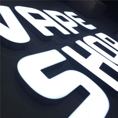 ธุรกิจ Light Up 3D Letter Sign ป้ายร้านค้าปลีก DC12V
