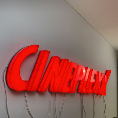 ป้ายตัวอักษร 3 มิติ ลายกราฟฟิตี้ ตัวอักษรเย็น Dc12v 5ซม