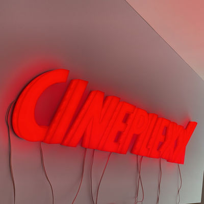 ป้ายตัวอักษร 3 มิติ ลายกราฟฟิตี้ ตัวอักษรเย็น Dc12v 5ซม