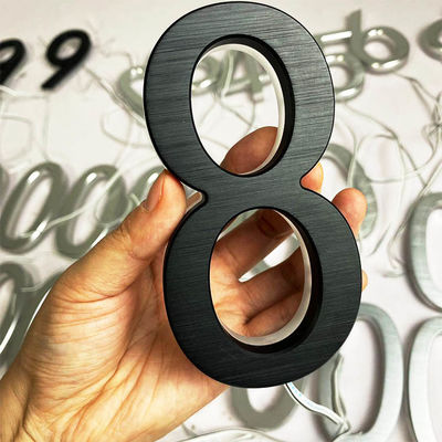 ป้ายโฆษณาอะครีลิค 3D Backlit Letter Sign สีดำหนา 12 ซม