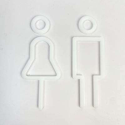 ตัวอักษรอะครีลิคสีขาวแรงบันดาลใจโฆษณาตัวอักษรอะคริลิประดิษฐ์