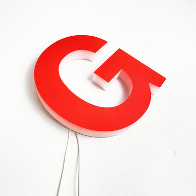 ป้ายไฟตัวอักษร 3D ด้านหน้าไฟเต็มตัว