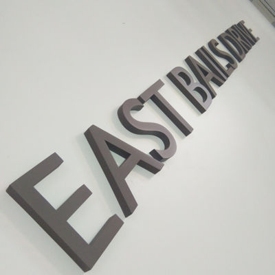 กันน้ำ 12V หน้าร้าน 3D ตัวอักษรโลหะ