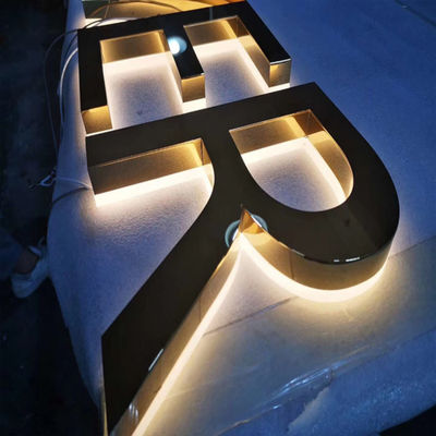 โลโก้ร้านค้าปลีกประดิษฐ์ 3D Letter Sign 3cm-15cm Depth