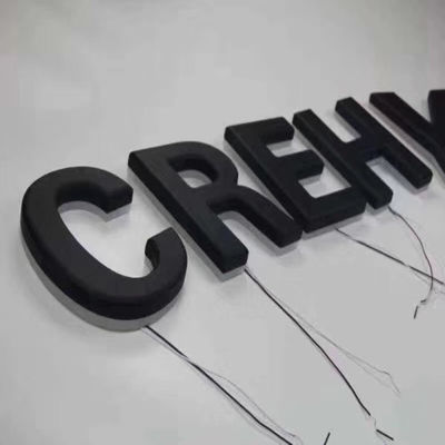 แสงสีขาวป้ายหน้าร้านโลหะป้ายช่องสัญญาณ Backlit CE ROHS