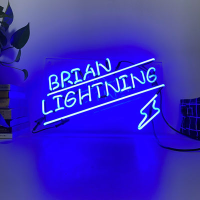 Drop Shipping Custom Neon Sign ตัวอักษรไฟสมองพร้อมกระดานอะคริลิค