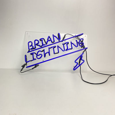 Drop Shipping Custom Neon Sign ตัวอักษรไฟสมองพร้อมกระดานอะคริลิค