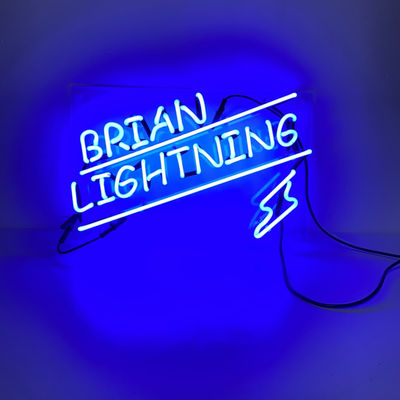 Drop Shipping Custom Neon Sign ตัวอักษรไฟสมองพร้อมกระดานอะคริลิค