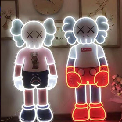 การออกแบบแฟชั่น KAWS Custom Neon Sign Light 175mm 190mm