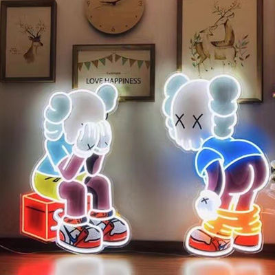 การออกแบบแฟชั่น KAWS Custom Neon Sign Light 175mm 190mm