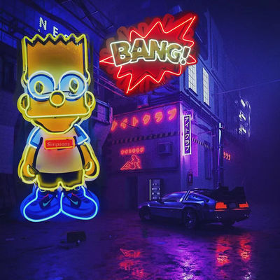 การออกแบบแฟชั่น KAWS Custom Neon Sign Light 175mm 190mm