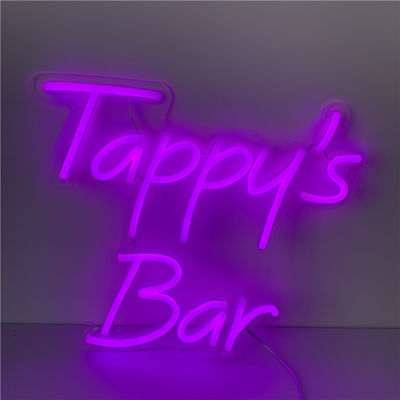 ตัวอักษรอะคริลิคในร่ม RGB Led Neon Sign 12VDC Custom Neon Bar Lights