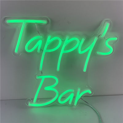 ตัวอักษรอะคริลิคในร่ม RGB Led Neon Sign 12VDC Custom Neon Bar Lights
