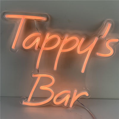ตัวอักษรอะคริลิคในร่ม RGB Led Neon Sign 12VDC Custom Neon Bar Lights